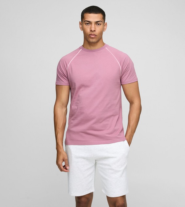 Contrast Piping Regular Fit T-Shirt