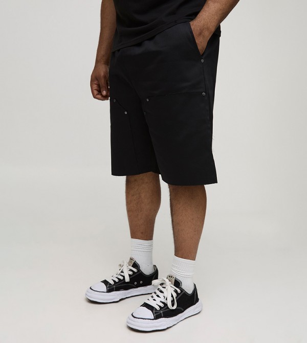 Plus & Tall Relaxed Fit Elastic Carpenter Shorts