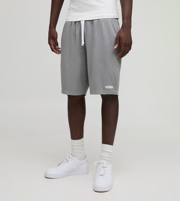 Relaxed Fit Mesh Shorts