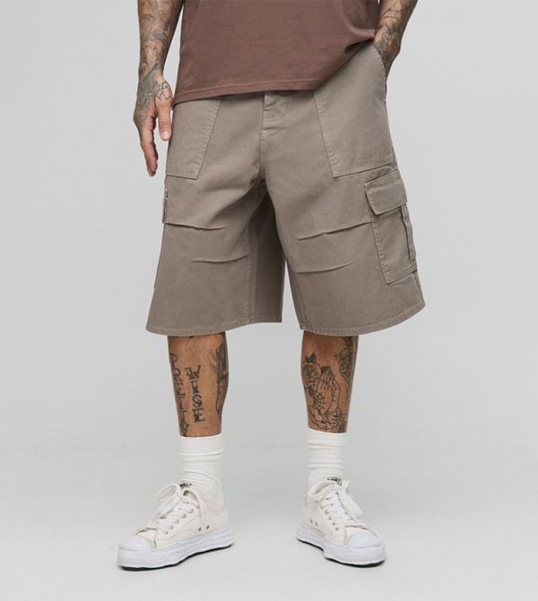 Tall Parachute Cargo Pocket Shorts