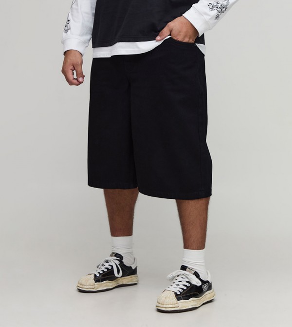 Overdyed D Ring Relaxed Fit Shorts
