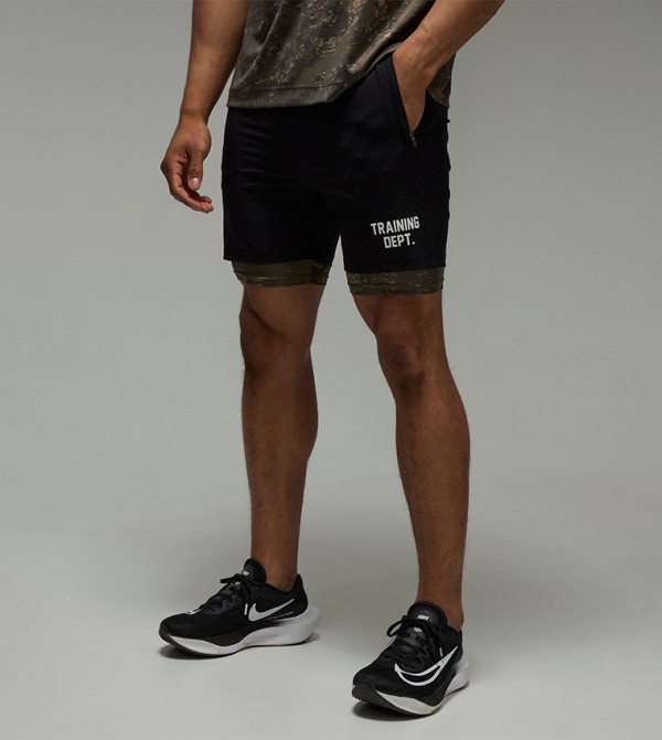 Training Dept 2 In 1 Active Shorts