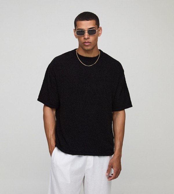 Solid Short Sleeves Oversized T-Shirt