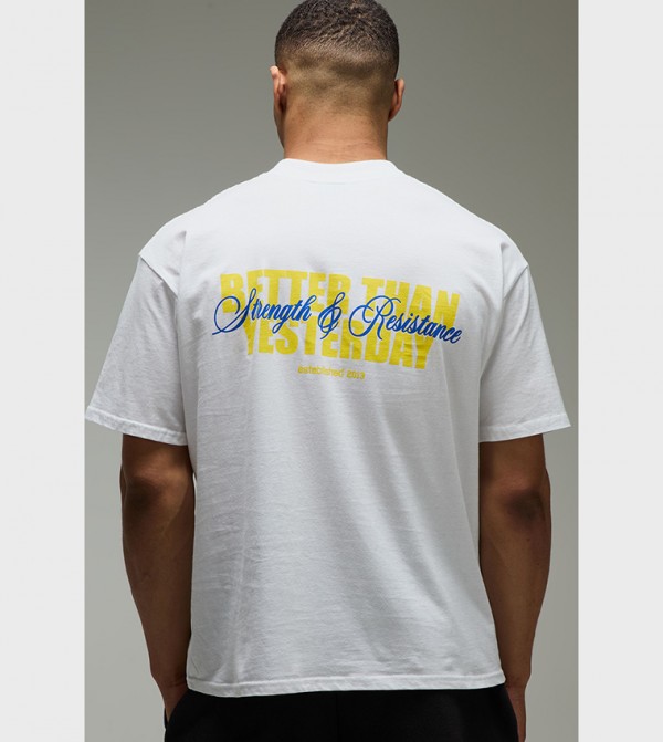 Strength and Resistance Oversized Active T-Shirt