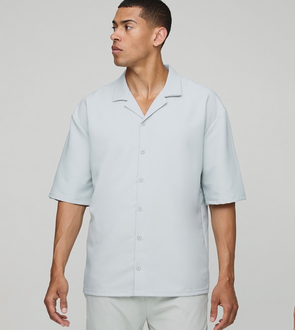 Tall Technical Stretch Revere Oversized Shirt