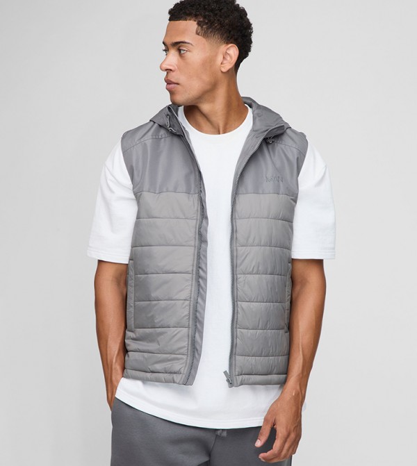 Lightweight Quilted Hooded Gilet