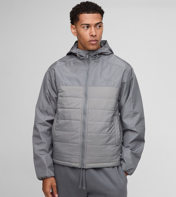 Lightweight Quilted Hooded Jacket