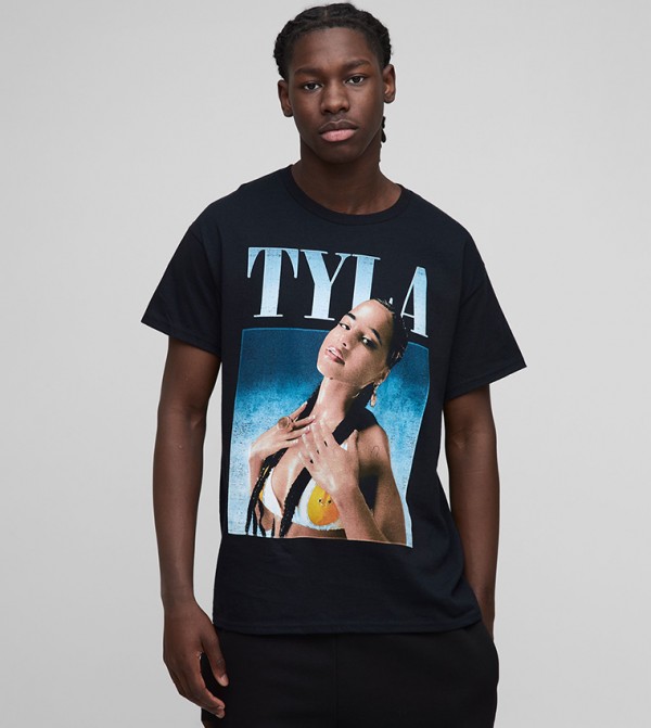Tyla License Printed Oversized T-Shirt