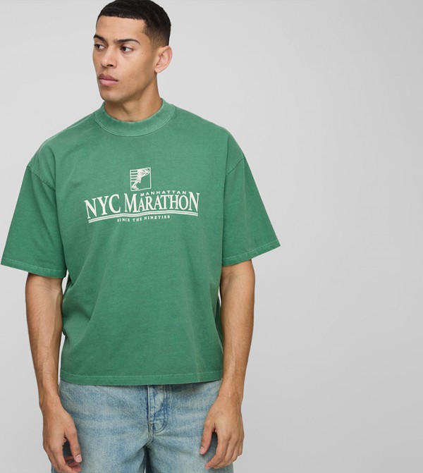 NYC Marathon Leisure Oversized T-Shirt