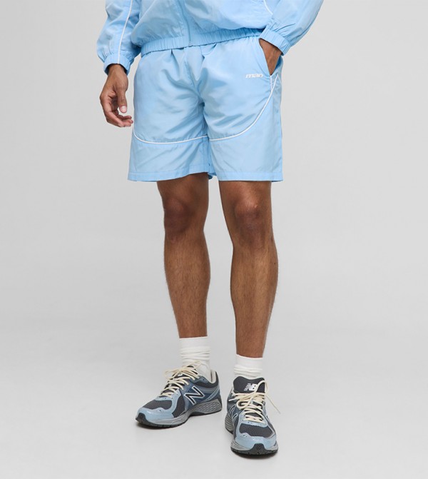 Logo Printed Nylon Active Shorts