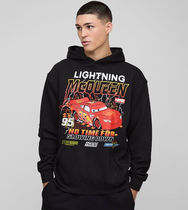 Disney Cars License Printed Oversized Hoodie