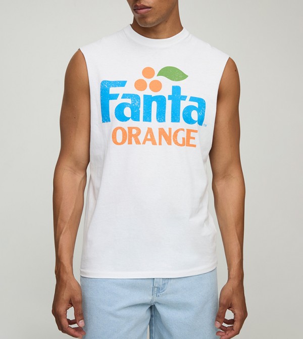 Fanta License Printed Tank Top