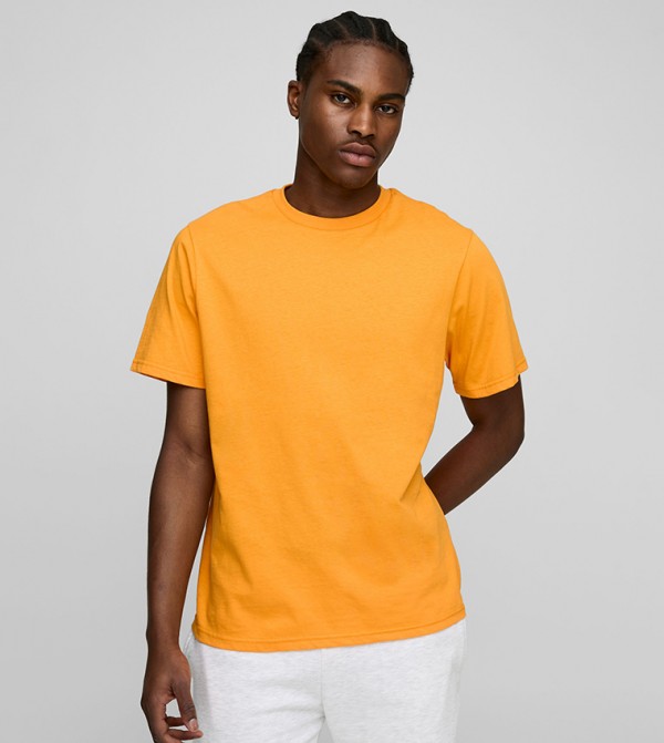 Regular Fit Solid Crew Neck T-Shirt