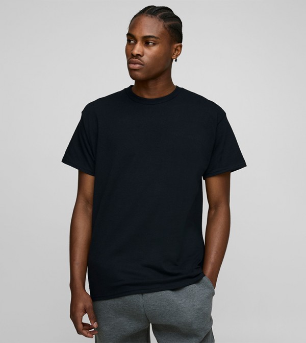 Solid Short Sleeves Casual T-Shirt