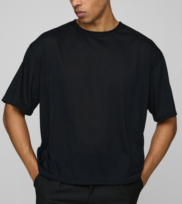 Solid Short Sleeves Oversized T-Shirt