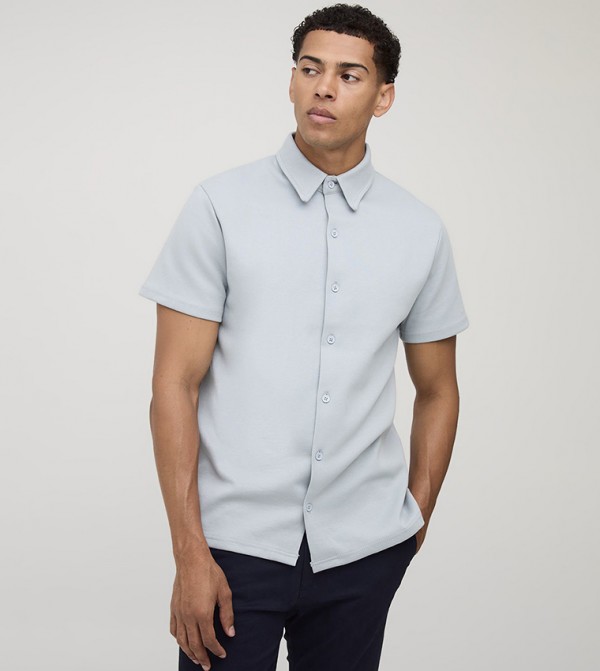 Regular Interlock Short Sleeves Shirt