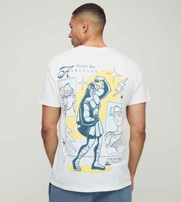 Disney Hercules License Printed Oversized T-Shirt