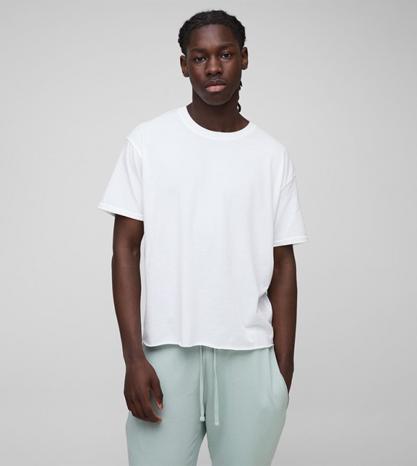Boxy Fit Crew Neck Oversized T-Shirt