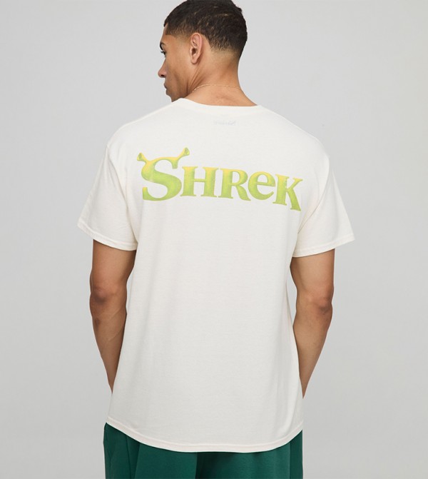 Shrek License Printed Short Sleeves Oversized T-Shirt
