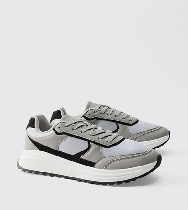 Chunky Mesh Trainer Sneakers