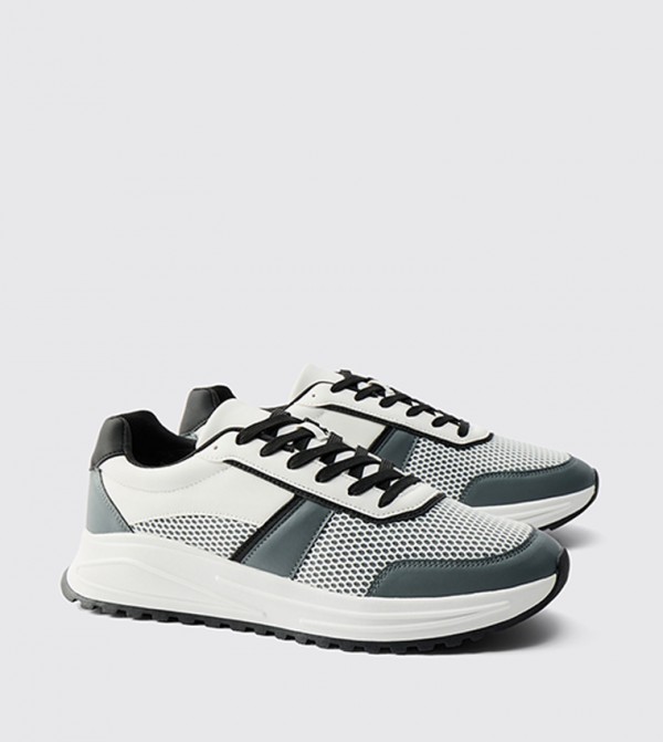 Chunky Mesh Trainer Sneakers