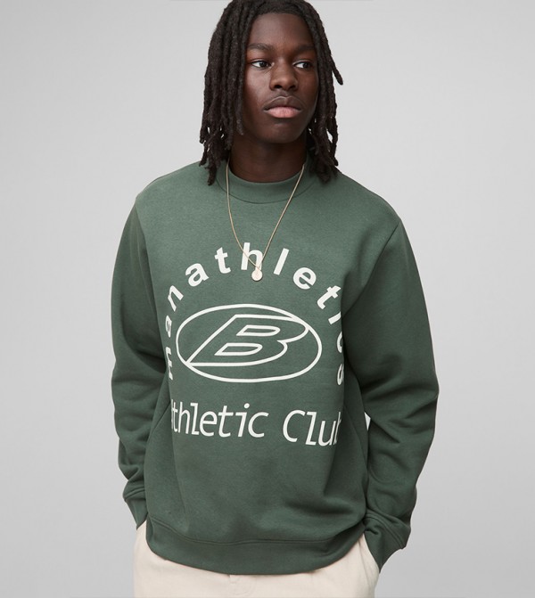 Athletic Club Printed Long Sleeves Sweatshirt