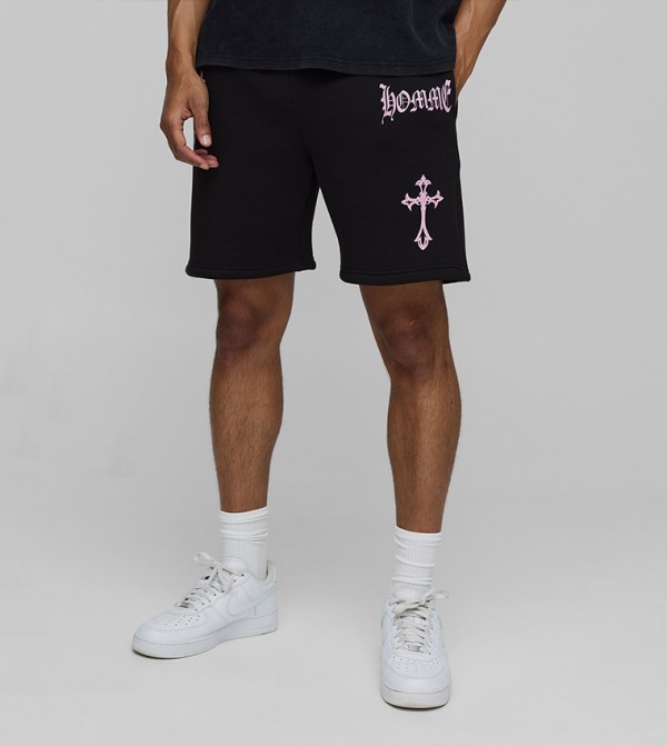 Homme Cross Relaxed Fit Shorts