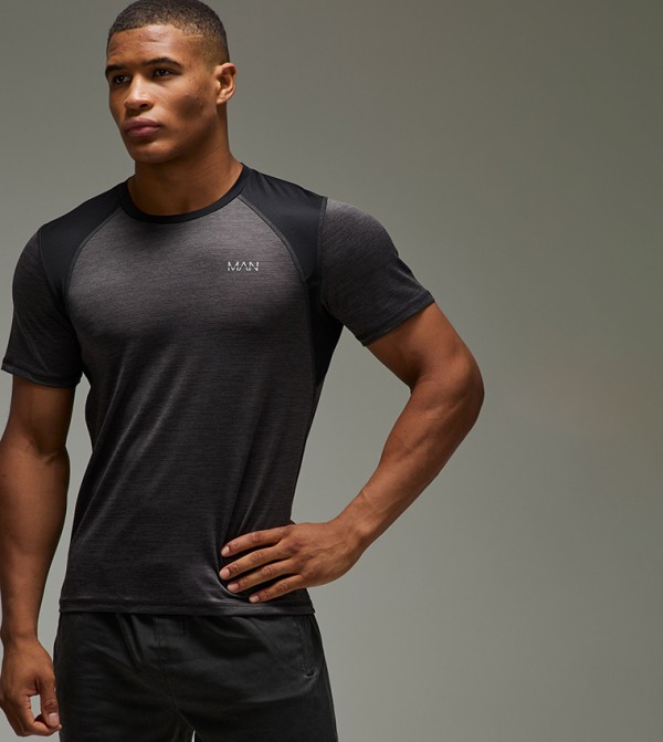Color Block Regular Fit Active T-Shirt