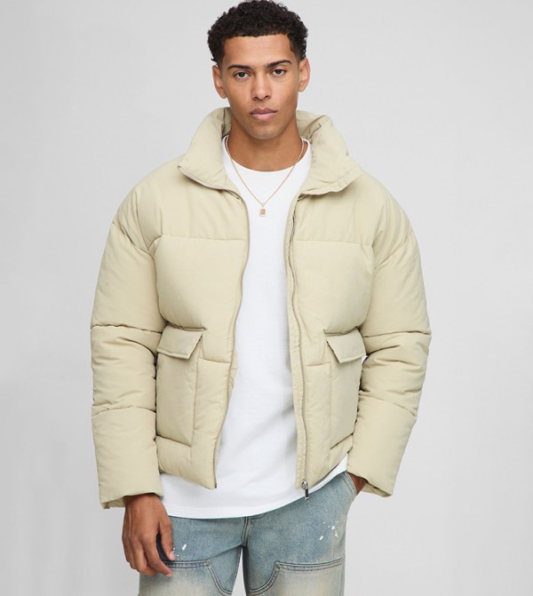Extreme Filled Funnel Neck Puffer Jacket