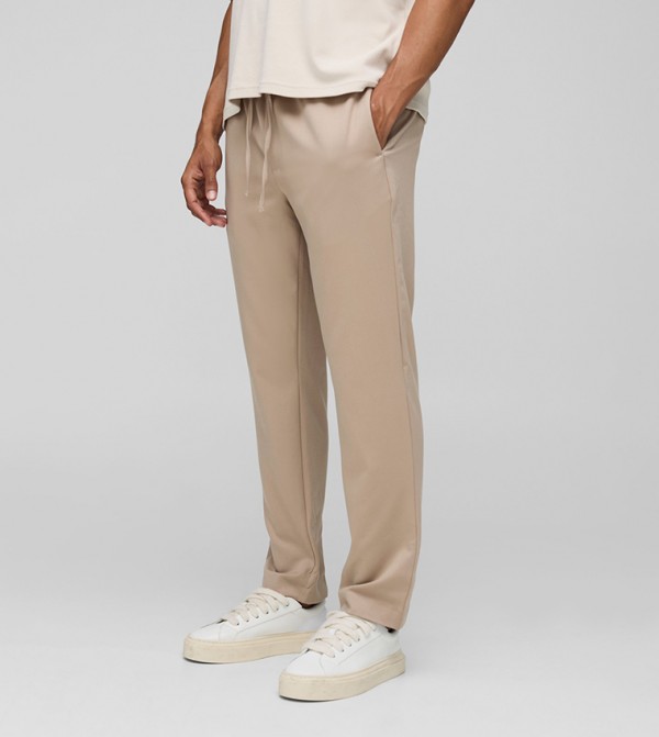 Elasticated Waist Tapered Smart Woven Sweatpants