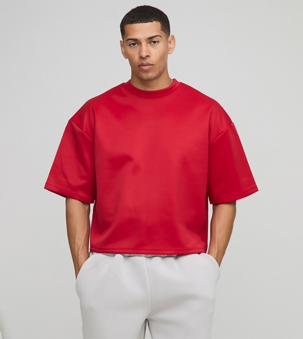 Solid Short Sleeves Oversized T-Shirt