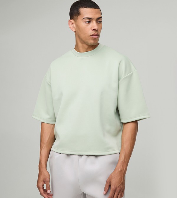 Solid Short Sleeves Oversized T-Shirt