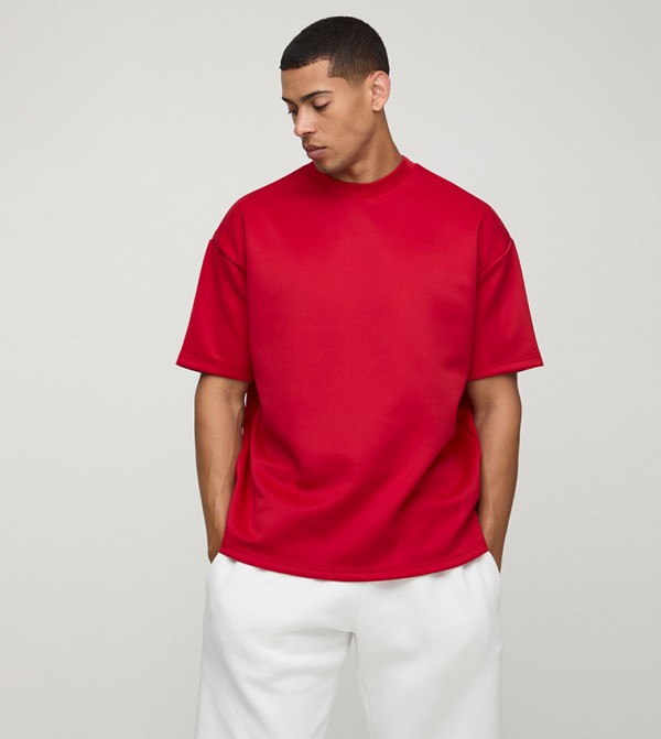 Solid Short Sleeves Oversized T-Shirt