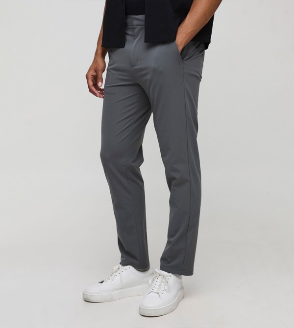 Technical Drawcord Tapered Fit Trousers