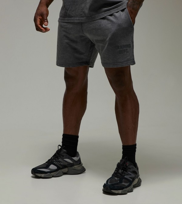 Training Dept Loose Fit Washed 5-Inch Active Shorts
