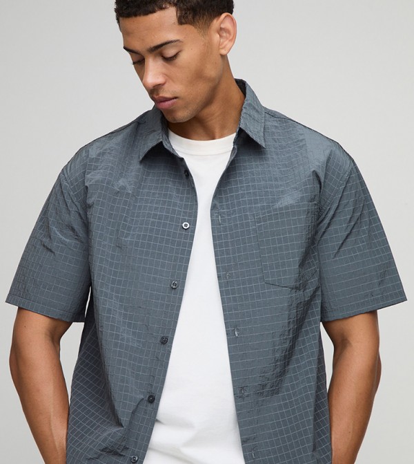 Technical Ripstop Oversized Shirt