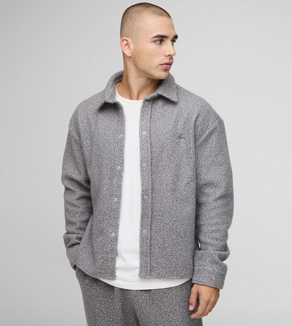 Boucle Oversized Overshirt