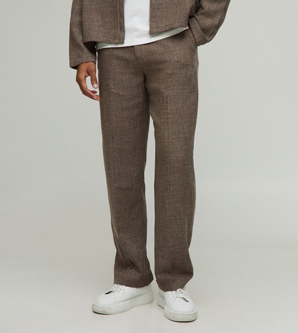 Relaxed Fixed Waist Trousers