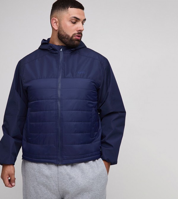 Lightweight Quilted Hooded Oversized Jacket