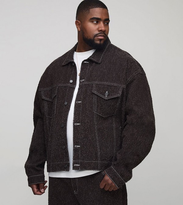 جاكيت دنيم أوفرسايز 