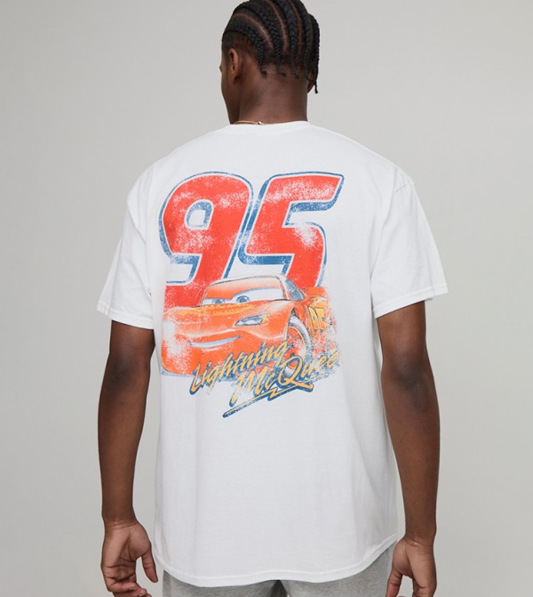 Oversized Disney Cars License T-Shirt