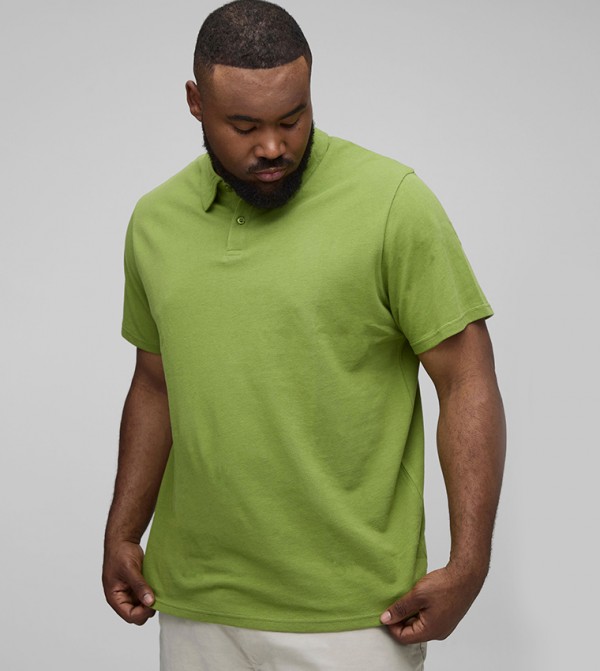 Plus & Tall Slim Fit Pique Polo T-Shirt