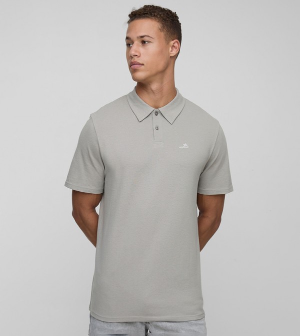 Plus & Tall Slim Fit Embroidered Pique Polo T-Shirt