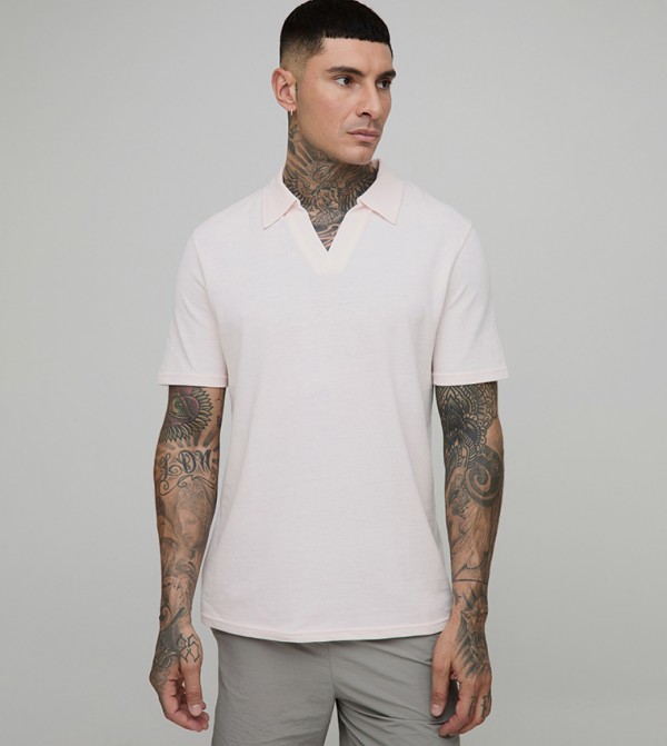 Tall Slim Fit Revere Pique Polo T-Shirt