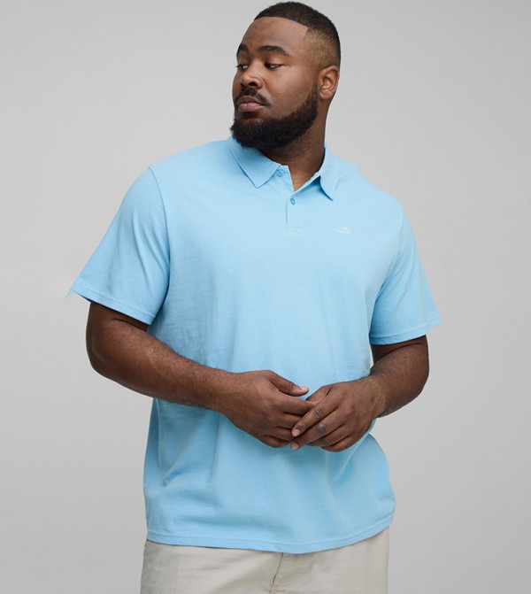 Plus & Tall Slim Fit Embroidered Pique Polo T-Shirt