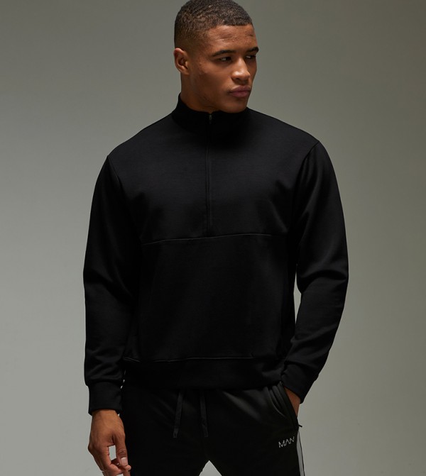 Interlock Luxe 1/4 Zip Active Jacket