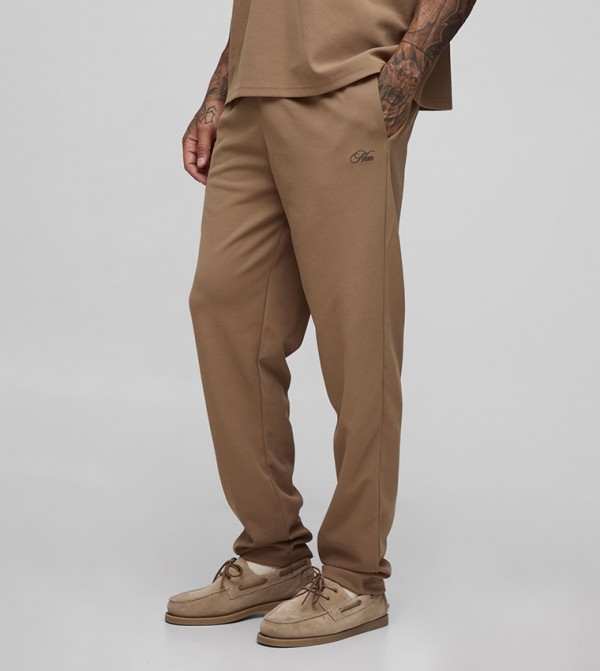 Tall Scuba Twill Tapered Trousers