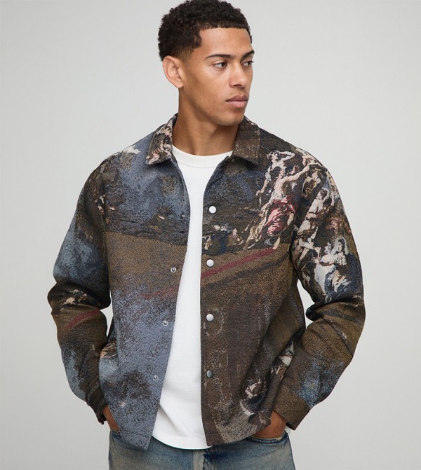 Renaissance Angelic Tapestry Long Sleeves Shirt