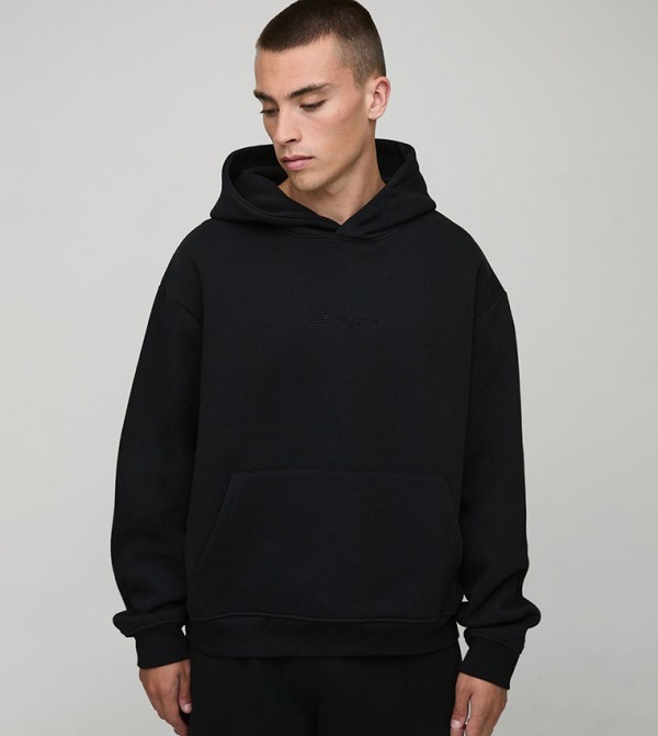 BM Signature Long Sleeves Oversized Hoodie
