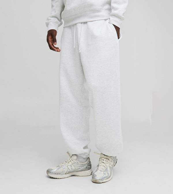 Solid Baggy Fit Joggers